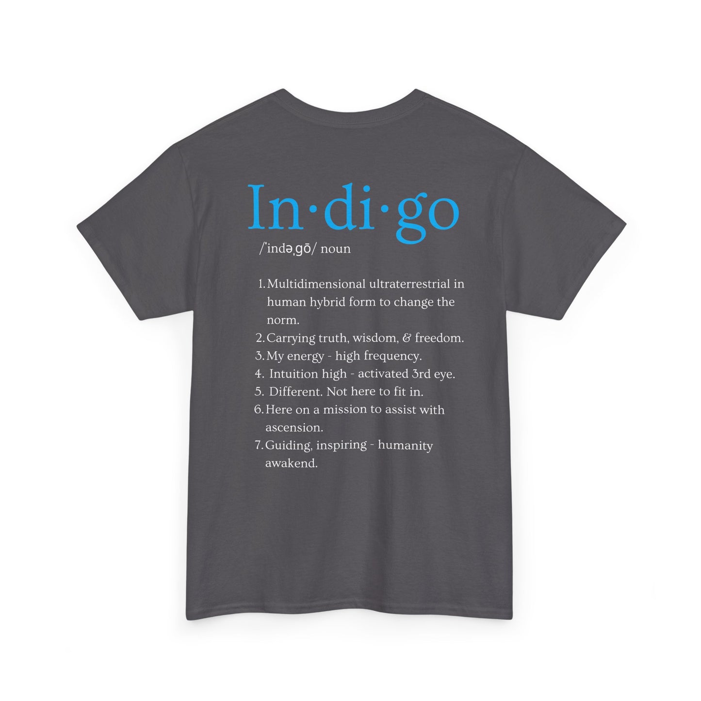 INDIGO Unisex Heavy Cotton Tee