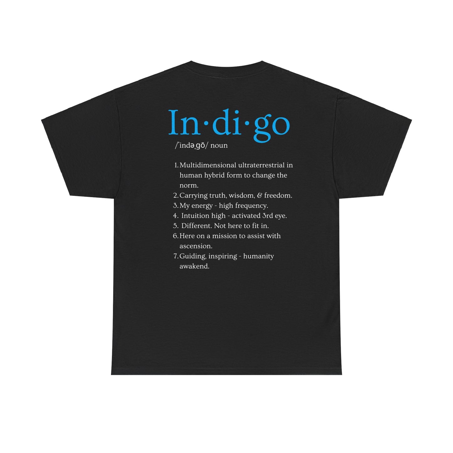 INDIGO Unisex Heavy Cotton Tee